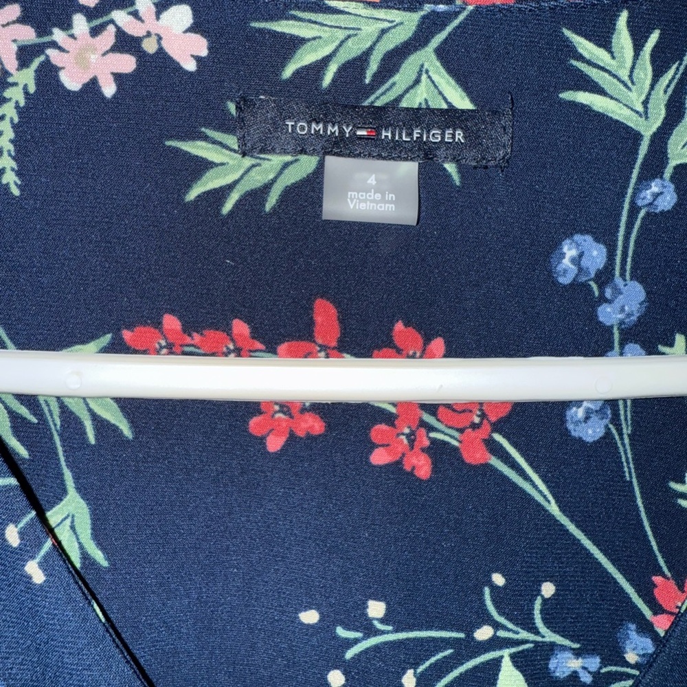Tommy Hilfiger Navy Floral Dress - Picture 2 of 4